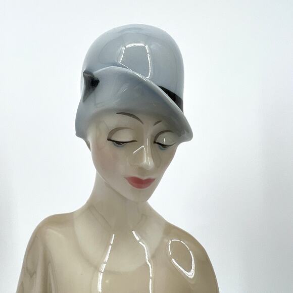 Vintage 1985 Royal Doulton Promenade HN3072 13" Figurine of Woman and Afghan Dog - Picture 5 of 12